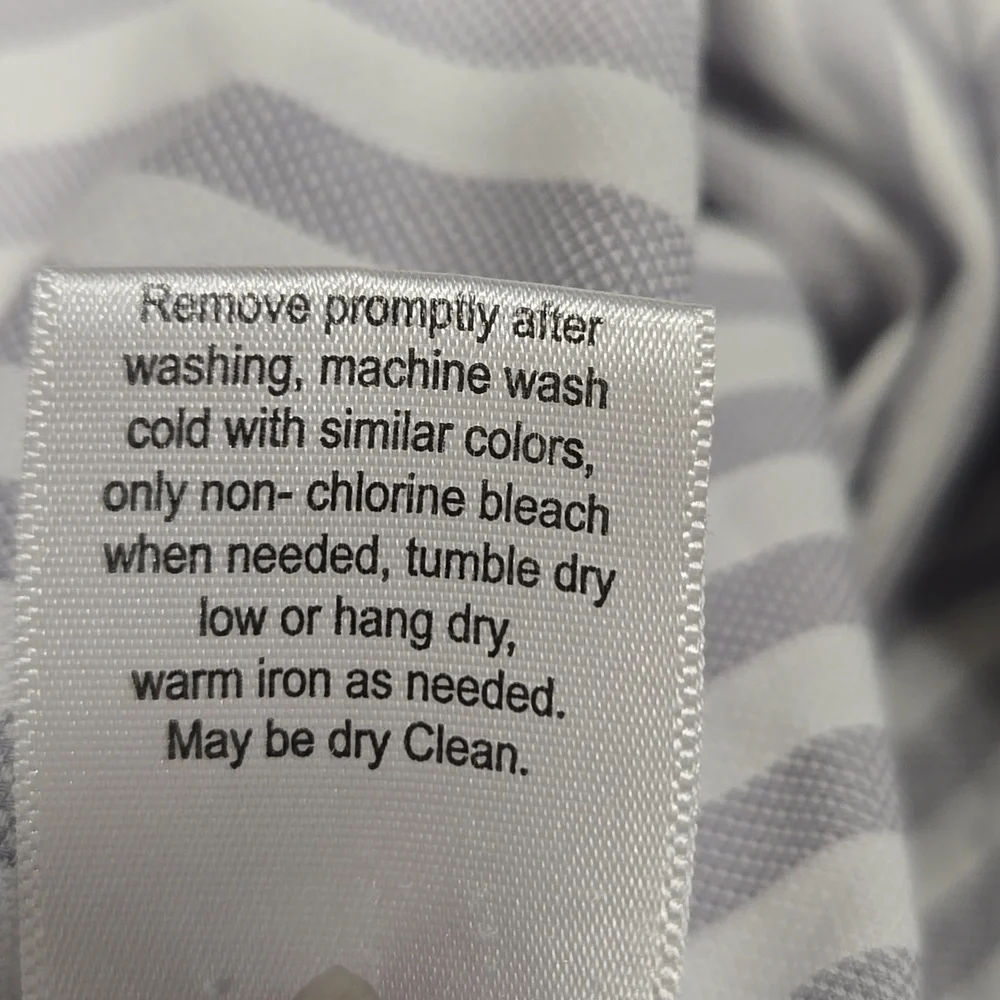 HINSON WU-"Halsey" 3/4 Sleeve Oversize Stripe Shirt-Size Medium - Picture 15 of 15